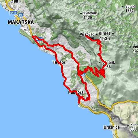 Podgora - Sv. Marija - Sv. Nikola - Sv. Ilija