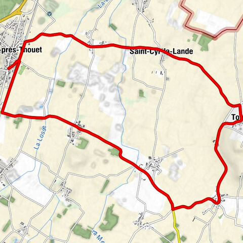 Brion-près-Thouet - Baugé - Saint-Cyr-la-Lande - Église Saint-Cyr