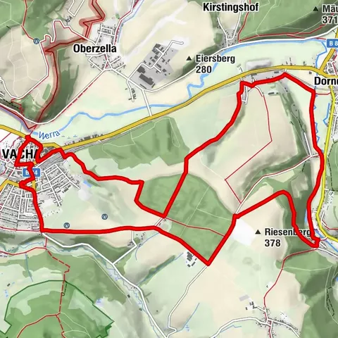 Circular hike Dietlas Vacha Dorndorf Dietlas