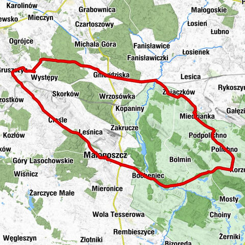 Małogoszcz - Jawor - Kościół pw. Matki Bożej Anielskiej w Polichnie - Dołki