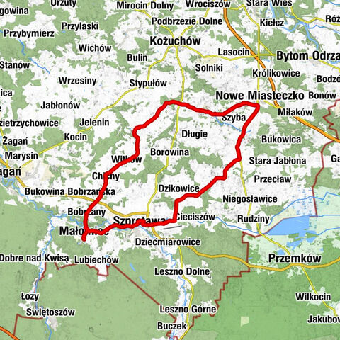 Małomice - Kościół św. Mikołaja - Kościół filialny Matki Boskiej Rokitniańskiej i św. Michała - Kościół św. Jana Chrzciciela