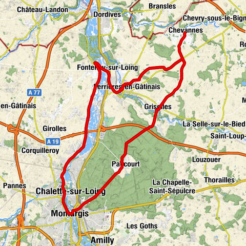 Chevannes - Église Saint-Victorin - Chalette-sur-Loing - Le Village