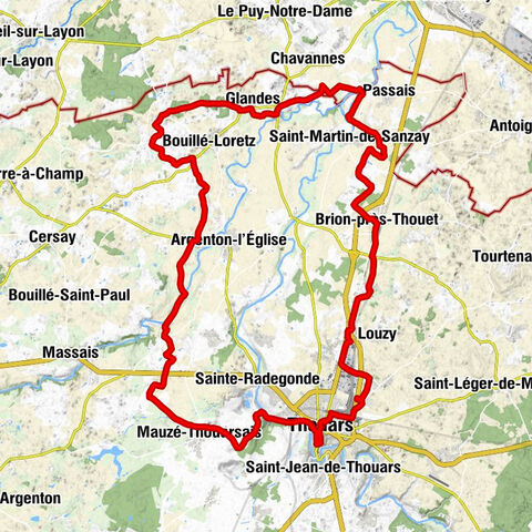 Thouars - Église Saint-Médard - Église Saint-Laon - Église Saint-Germain