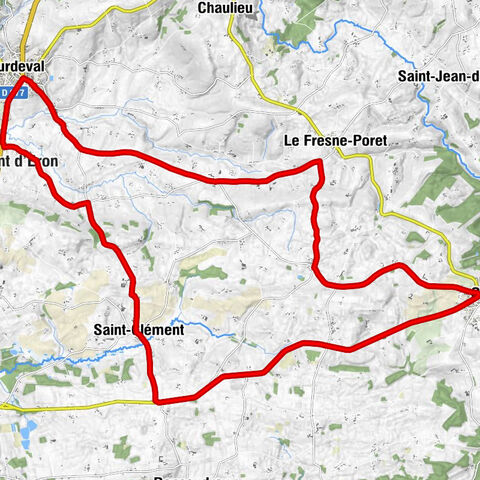 Le Moulin Foulon - La Cocherie - Église Saint-Clément - Sourdeval