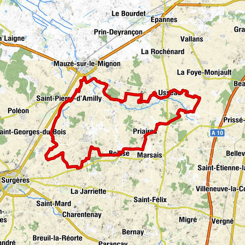 Saint-Pierre-d'Amilly - Rancon - La Poussarderie - Église Saint-Pierre