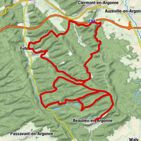 Beaulieu-en-Argonne - Sous la verrerie - Bellefontaine - Futeau