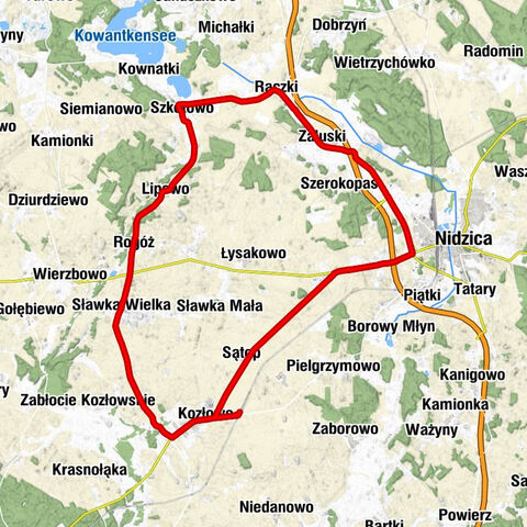 Kozłowo - Kościół pw. Świętych Apostołów Piotra i Pawła - Kościół pw. Świętego Jana Chrzciciela - Kościół pw. Świętego Józefa