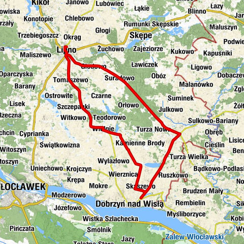 Lipno - Krzyż przydrożny XX w. - Krzyż misyjny (poł. XX w.) - Kapliczka maryjna