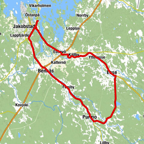 Rosasholmen - Jakobstad - Purmo församlingshem - Purmo kyrka