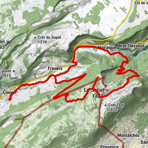 Couvet - Travers - La Prise-Grezet