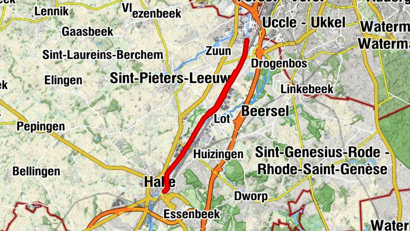 Halle - Sint-Pieters-Leeuw - Uccle - Ukkel
