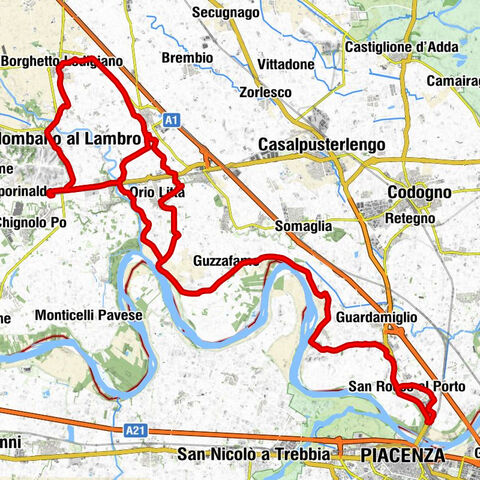 Chignolo Po - Costa Cornaggia - Piacenza - San Colombano al Lambro