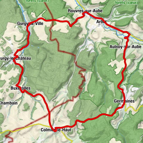 Aulnoy-sur-Aube - Le Sanglier - Église Saint-Maurice - Église Saint-Nicolas