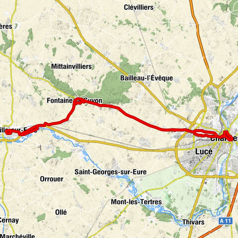 Courville-sur-Eure - Église Saint-Martin - Église Saint-Pierre - Église Saint-André