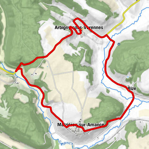 Maizières-sur-Amance - Bize - Église de l'Immaculée-Conception - Arbigny-sous-Varennes