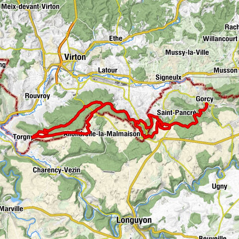 Gorcy - Église Saint-Jean-Baptiste-de-la-Salle - Bois la Dame - Grandcourt