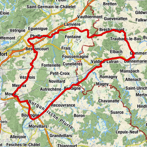 Denney - Église Saint-Martin - Chapelle Saint-Fridolin - Église Saint-Quirin