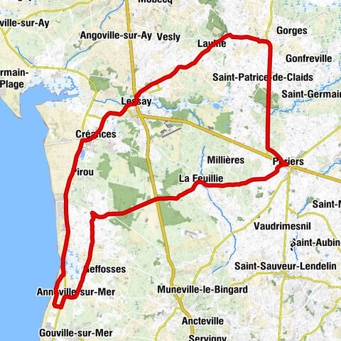 Le Chemin Perrey - Église de la Sainte-Trinité - Abbatiale Sainte-Croix - Roquefort