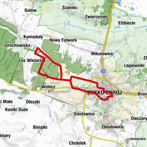 Osiedle Orła Białego - Busko-Zdrój - Osiedle Kazimierza Pułaskiego - Kwiatkowa Góra