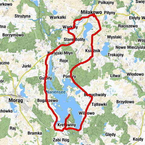 Miłakowo - Kościół pw. Świętej Barbary - Kościół pw. Podwyższenia Krzyża Świętego - Kaplica klasztorna