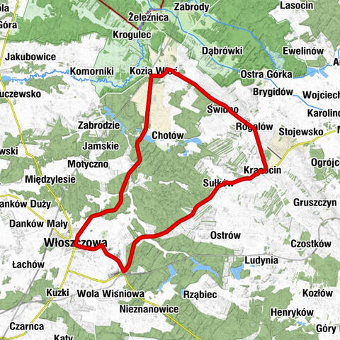 Oleszno - Kościół pw. św. Doroty i św. Tekli w Krasocinie - Kaplica cmentarna pw. Wszystkich Świętych - Kościół pw. Wniebowzięcia Najświętszej Maryi Panny