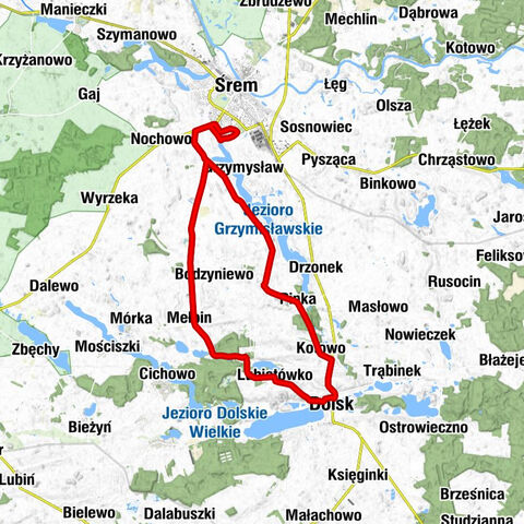 Śremskie Przedmieście - Kotowo - Śrem - Dolsk