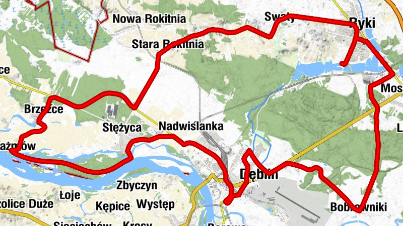 Działki - Ryki - Kościół pw. Świętego Sebastiana w Brzezinach - Kościół pw. Świętego Piusa V