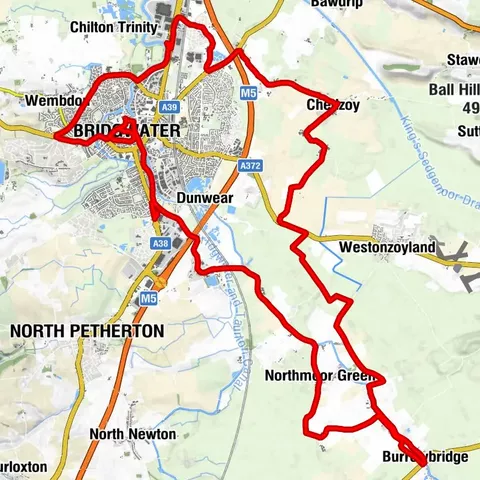 Bridgwater - St Peter and St John's Church - St Michael's Church - Church of St Mary