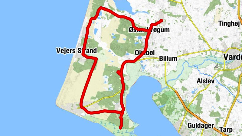 Troldholm - Øster Vrøgum - Aal Kirke - Ho Kirke