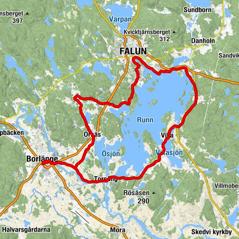 Borlänge - Korskyrkan - Sankt Örjans kapell - Vika Kyrka