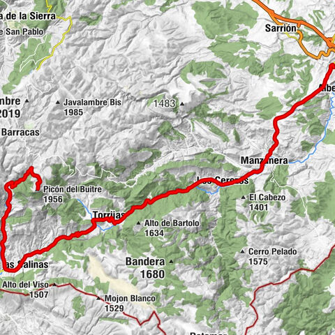 Mora de Rubielos - Ermita del Oreto - Duque de Calabria - Picón del Buitre
