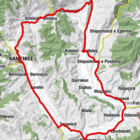 Kamenicë - Restorant Hawaii - Berivojcë - Berivojce - Xhamia e Madhe e Koretinit
