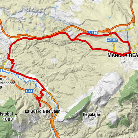 Cortijo Pila - Las Cumbres - Urbanización La Manseguilla - Mancha Real
