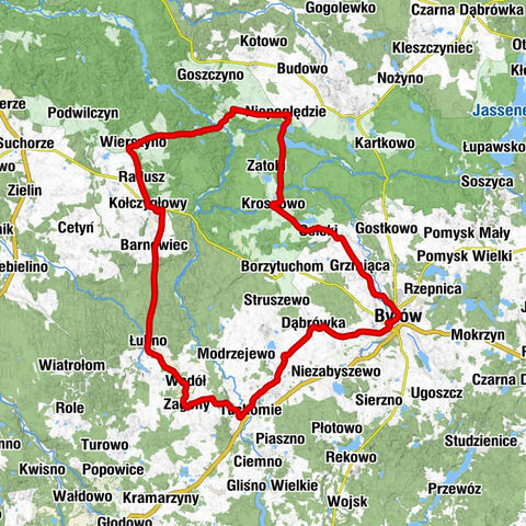 Grzmiąca - Bytów - Kościół pw. Chrystusa Króla - Kościół pw. Podwyższenia Krzyża Świętego