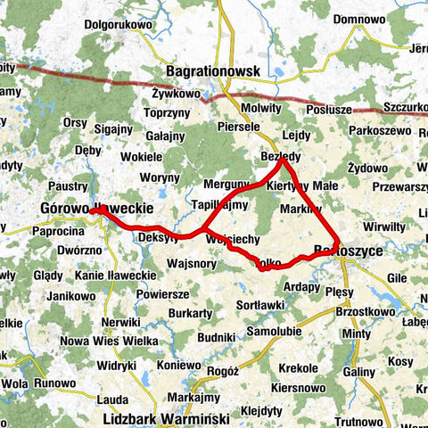 Róża Wiatrów - Górowo Iławeckie - Bartoszyce - Kaplica pw. Świętego Wojciecha