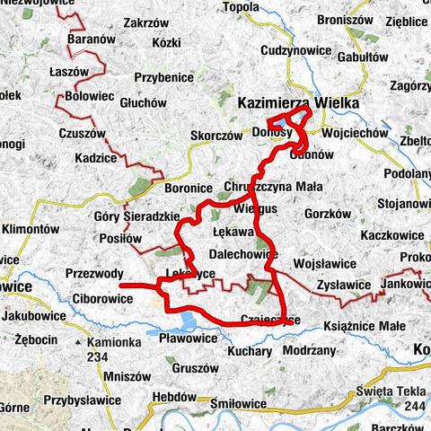 Koczanów - Kazimierza Wielka - Kościół pw. Świętego Wojciecha Biskupa i Męczennika w Kościelcu - Kaplica