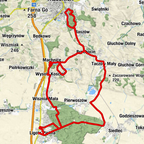 Ligota Piękna - Kościół pw. Czternastu Świętych Wspomożycieli - Kaplica Rzymskokatolicka Cmentarna - Kościół pw. Niepokalanego Serca NMP