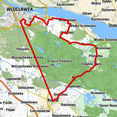 Modzerowo - Kościół parafialny pw. św. Bartłomieja - Kowal - Kościół parafialny pw. św. Urszuli