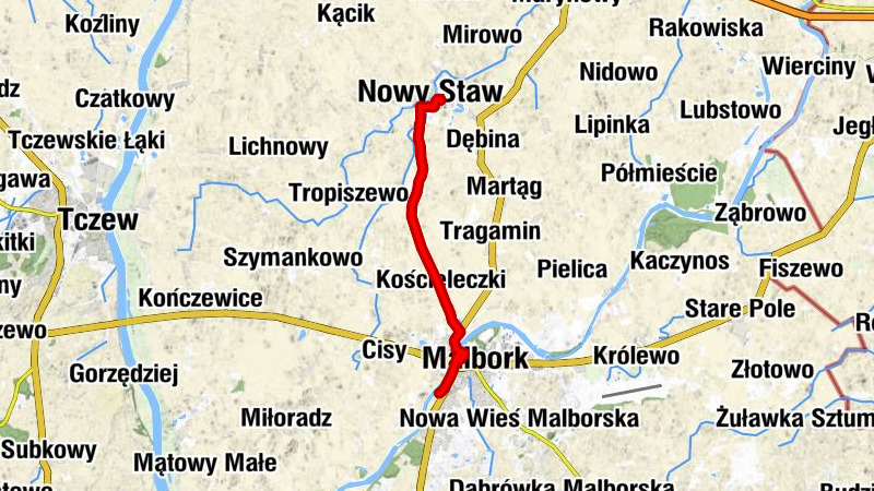 Nowy Staw - Laski - Malbork - Kościół pw. Świętego Jana Chrzciciela