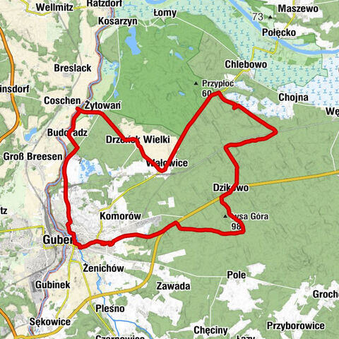 Gubin - Góra Śmierci - Kościół pw. Trójcy Świętej - Guben