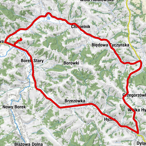 Borek Stary - Kaplica szpitalna - Kościół Matki Bożej Łaskawej - Kielnarowa