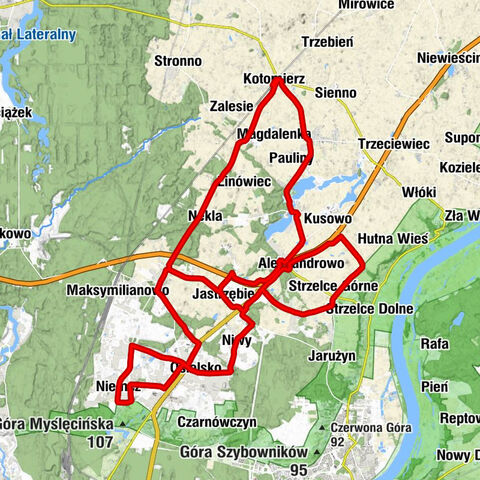 Kotomierz - Kościół pw. Narodzenia Najświętszej Maryi Panny - Kościół pw. Podwyższenia Krzyża Świętego - Kościół pw. Świętego Alberta Chmielowskiego