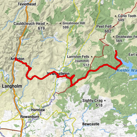 Brierly Hill - Ewe Rig - Castle Hill - Kielder