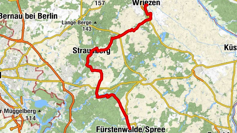 Wriezen - Dorfkirche Kunersdorf - Dorfkirche Trebus - Fürstenwalde/Spree