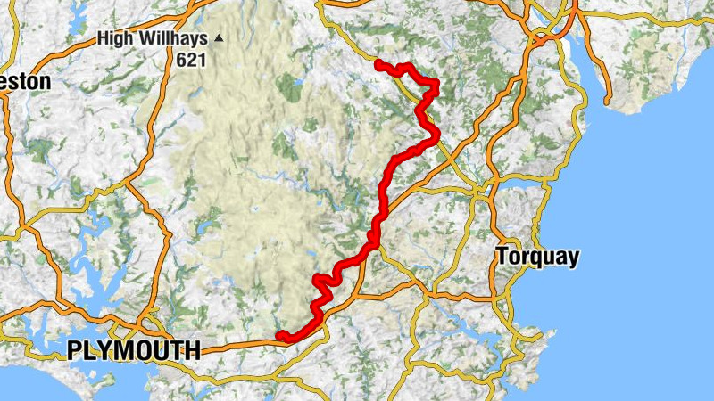Ivybridge - Willmead Tor - Blackingstone Rock - Moretonhampstead