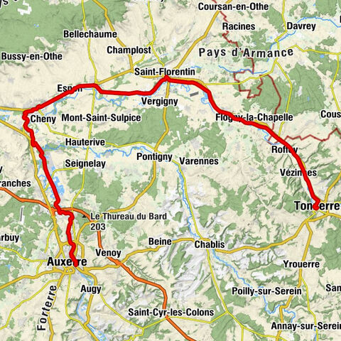 Auxerre Saint-Gervais - Auxerre - L'Érable - Le Pâtis