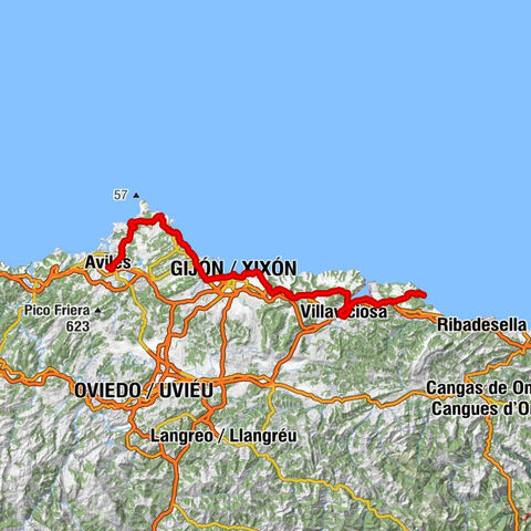 El Penayu - Ilesia de San Félix - Iglesia de Manzaneda - Avilés