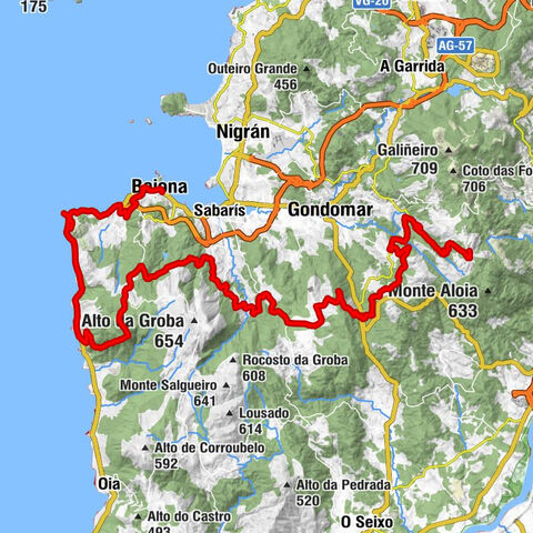 Os Peiraos - Alto da Nueira - Capela de San Cibrán - Restaurante A Lonquexa