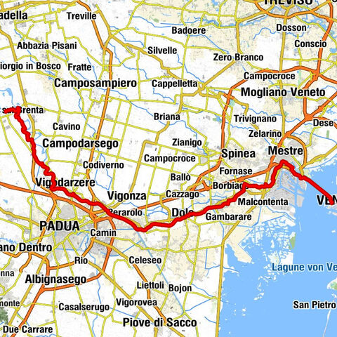 Piazzola sul Brenta - Oratorio San Benigno - Chiesa di Santa Maria Maddalena - Piazzale Roma