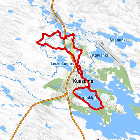 Kuusamo - Nilonkangas - Torangintaus